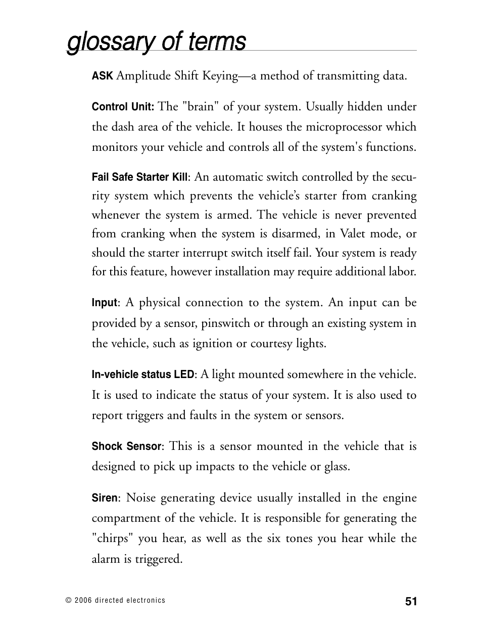 Viper Model 3002 User Manual | Page 50 / 53