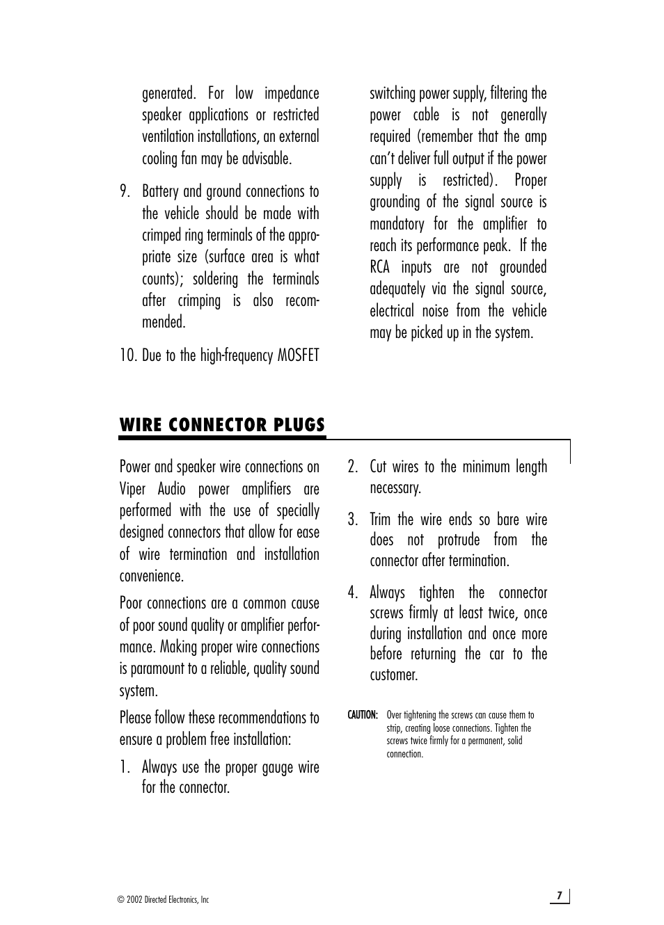 Viper 64602210 150.2 User Manual | Page 7 / 16