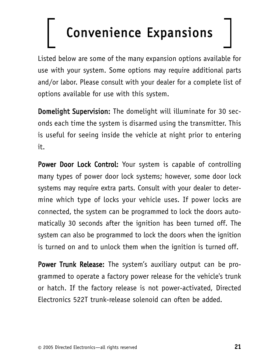 Viper Model 160XV User Manual | Page 24 / 30