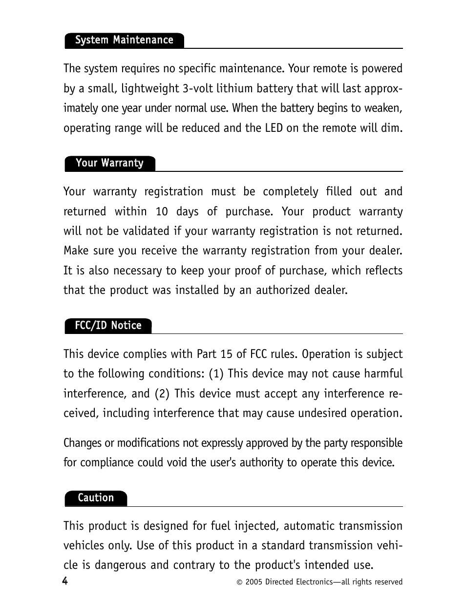 Viper Model 160XV User Manual | Page 7 / 30