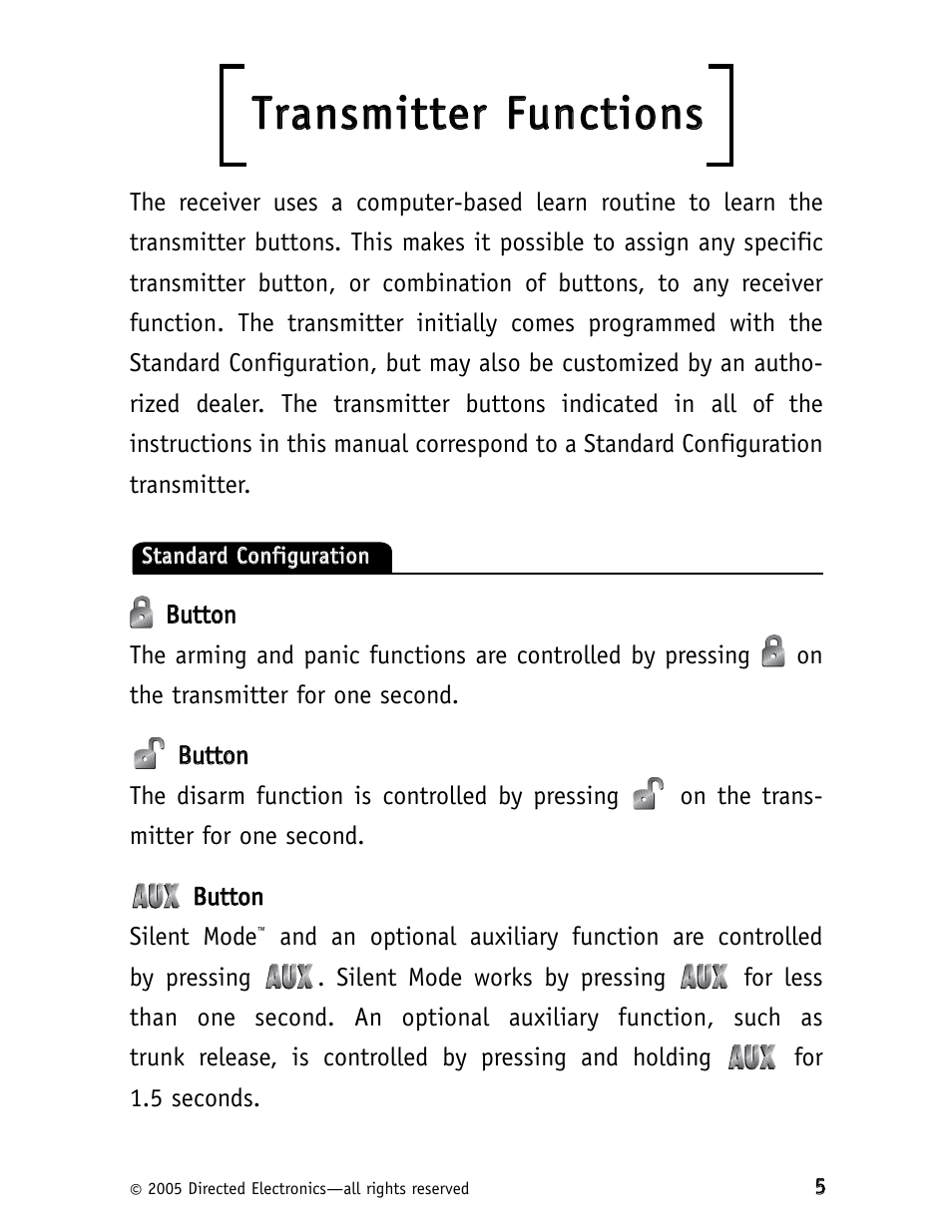 Viper Model 160XV User Manual | Page 8 / 30