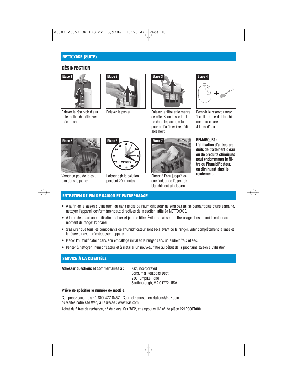 Vicks V3800 Series User Manual | Page 18 / 32