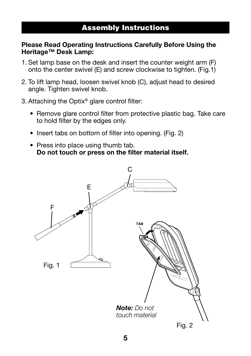 Verilux VD03 User Manual | Page 6 / 12