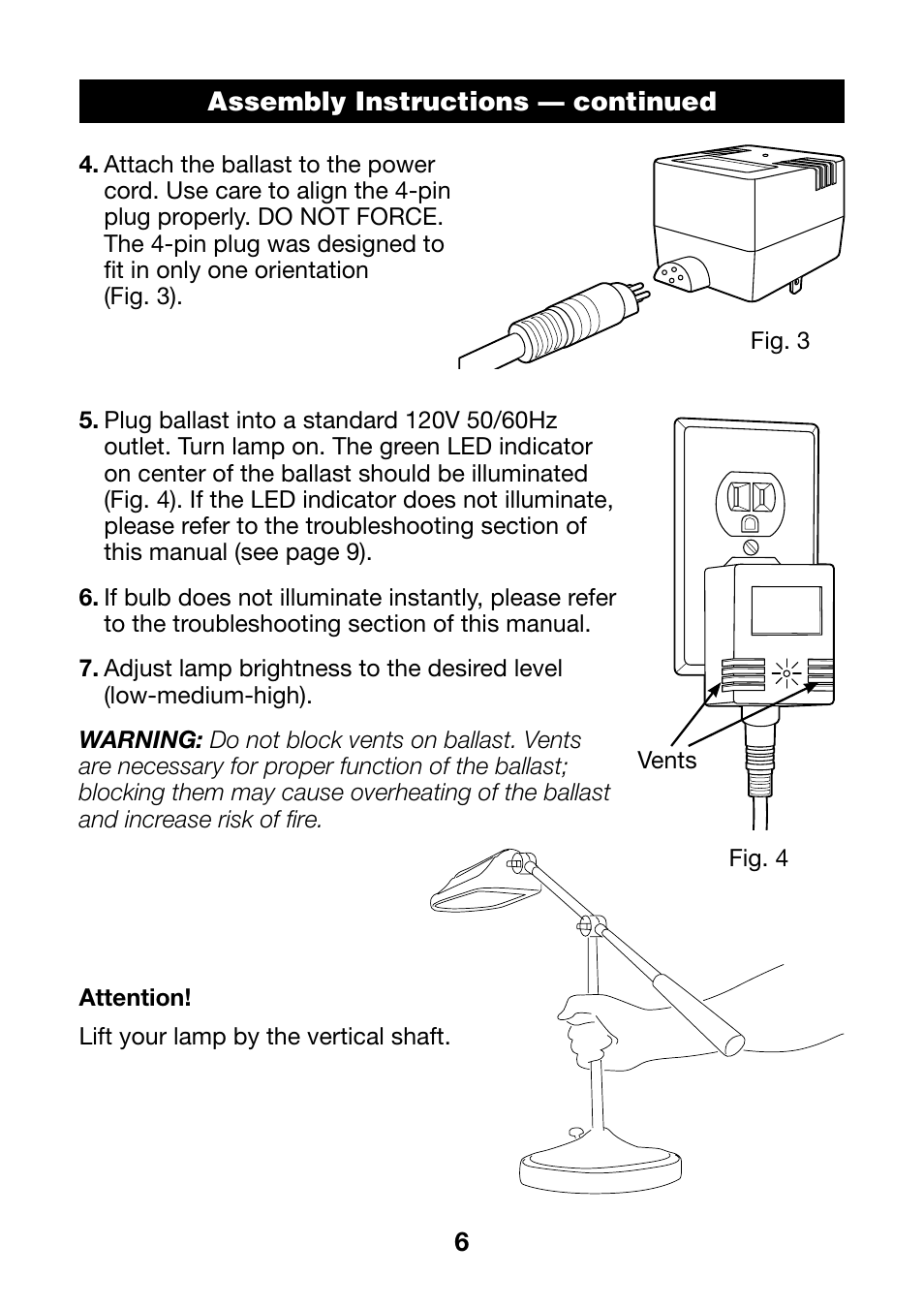 Verilux VD03 User Manual | Page 7 / 12