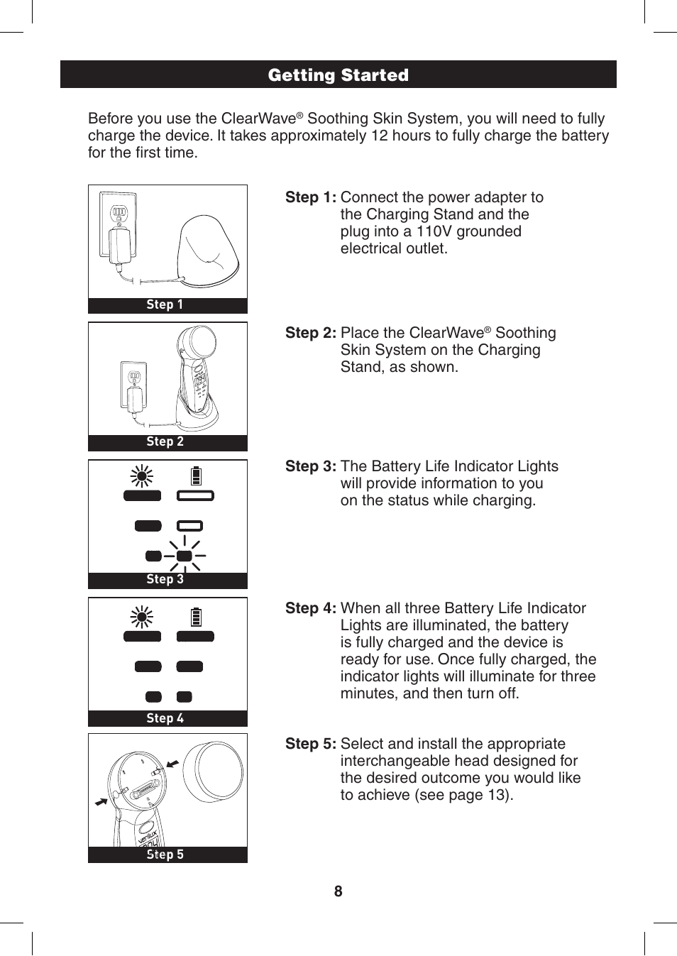 Verilux ClearWave CWST2RB User Manual | Page 8 / 16