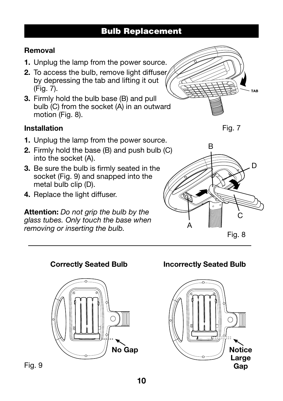 Verilux NATURAL SPECTRUM VF02 User Manual | Page 10 / 16