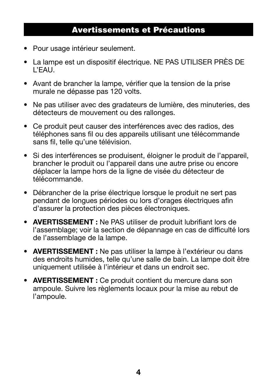 Verilux NATURAL SPECTRUM VF02 User Manual | Page 4 / 16