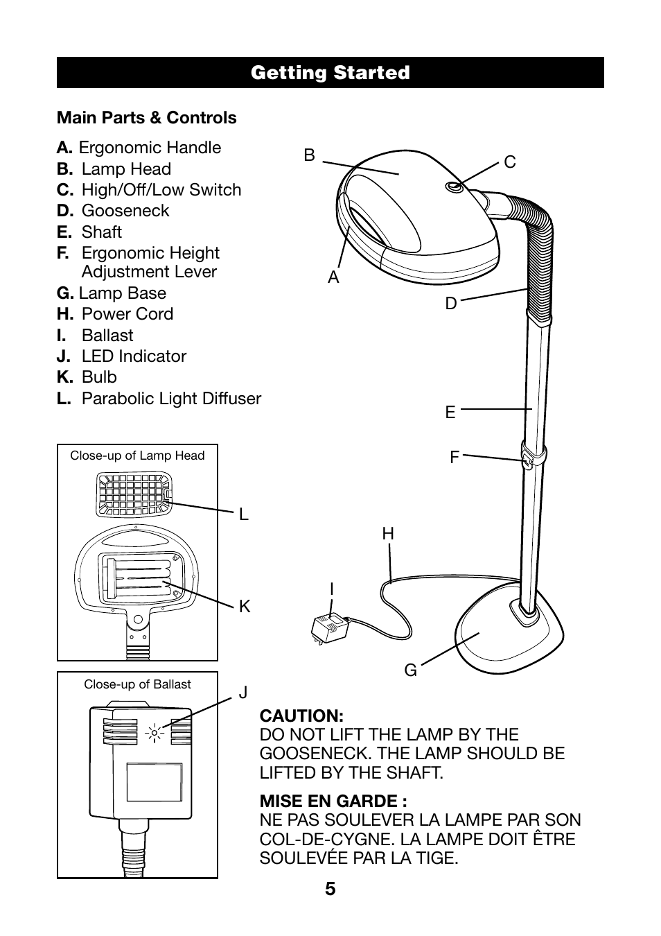 Verilux NATURAL SPECTRUM VF02 User Manual | Page 5 / 16