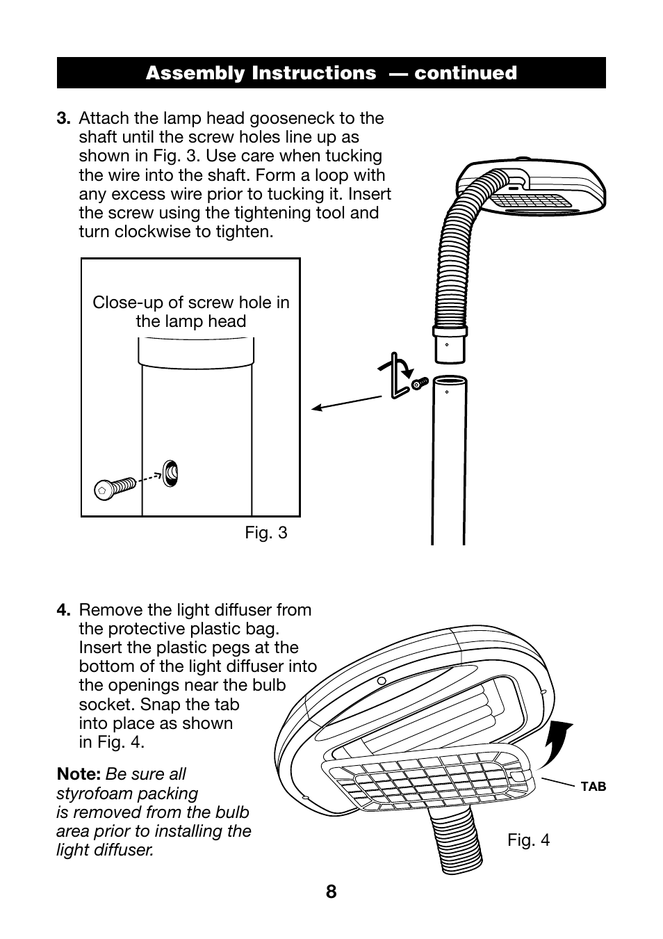 Verilux NATURAL SPECTRUM VF02 User Manual | Page 8 / 16