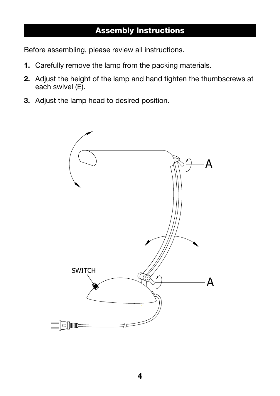 Verilux VD07 User Manual | Page 4 / 8