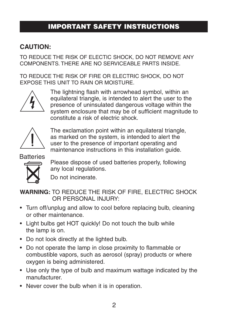 Verilux VA02 User Manual | Page 3 / 20
