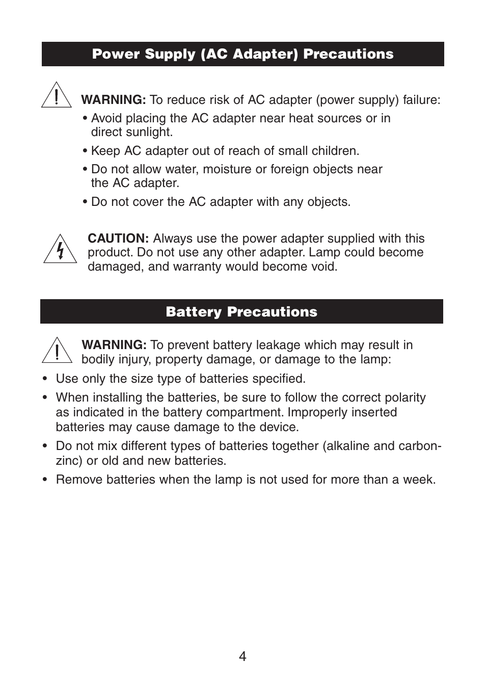 Verilux VA02 User Manual | Page 5 / 20