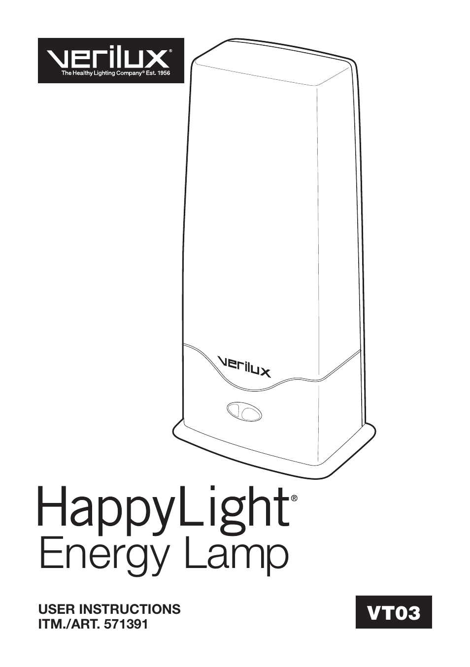 Verilux 571391 User Manual | 12 pages