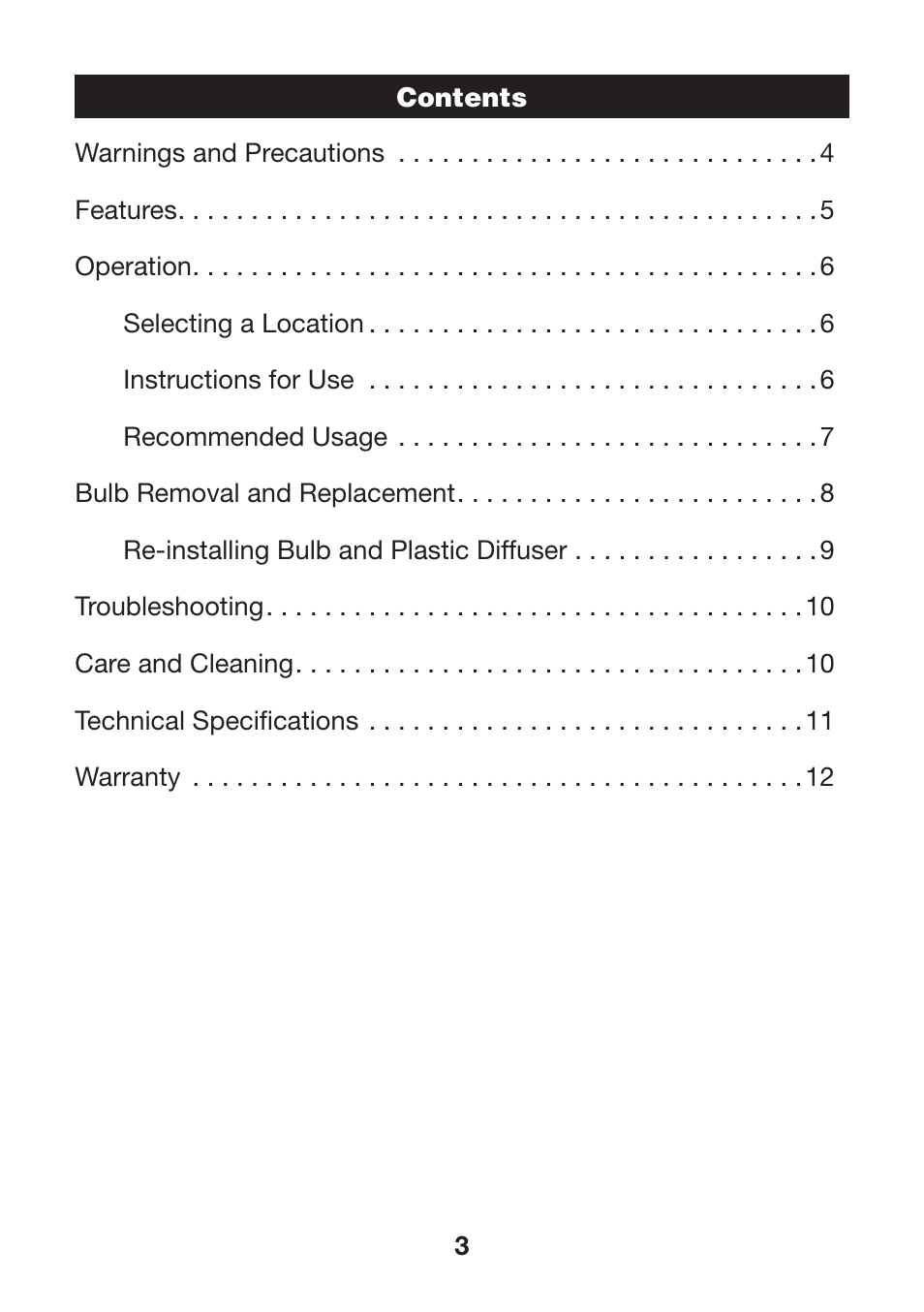 Verilux 571391 User Manual | Page 3 / 12