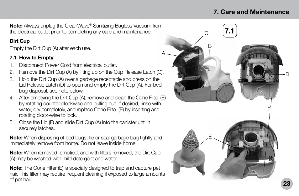 Verilux VH04WW1 User Manual | Page 23 / 32