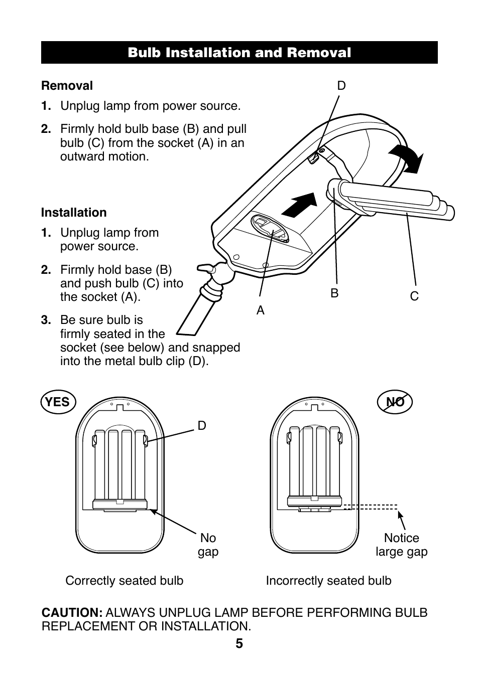 Verilux PLANETLIGHT PL05 User Manual | Page 5 / 8