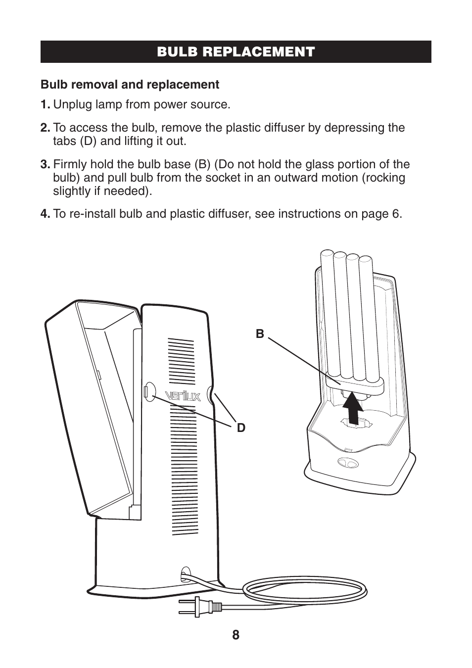 Verilux VT04 User Manual | Page 9 / 12