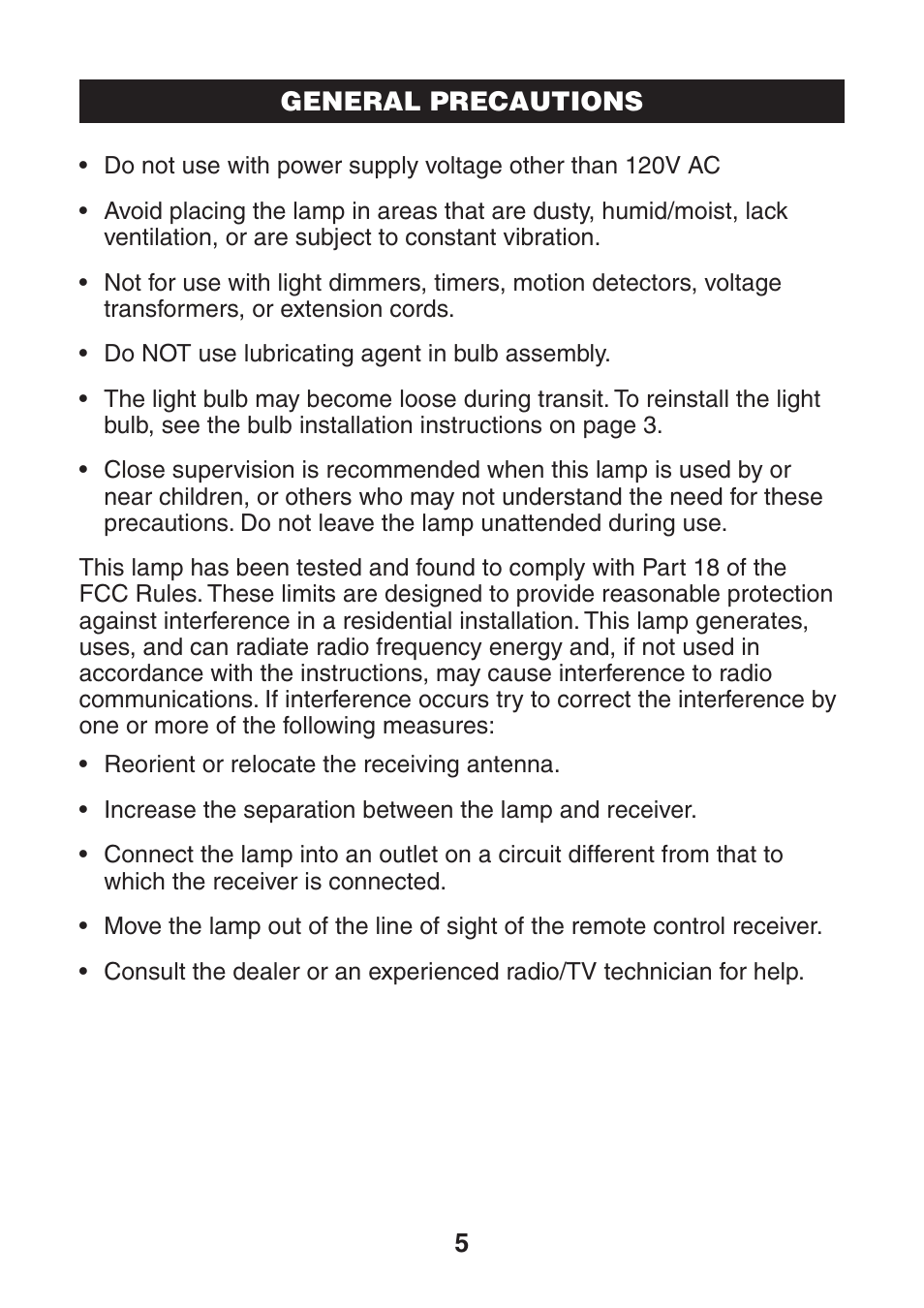 Verilux VD08 User Manual | Page 6 / 8