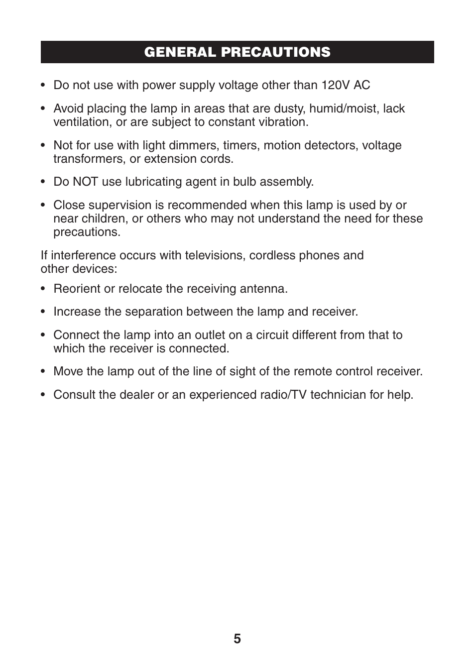 Verilux LEGACY DELUXE NATURAL SPECTRUM VF04 User Manual | Page 6 / 8