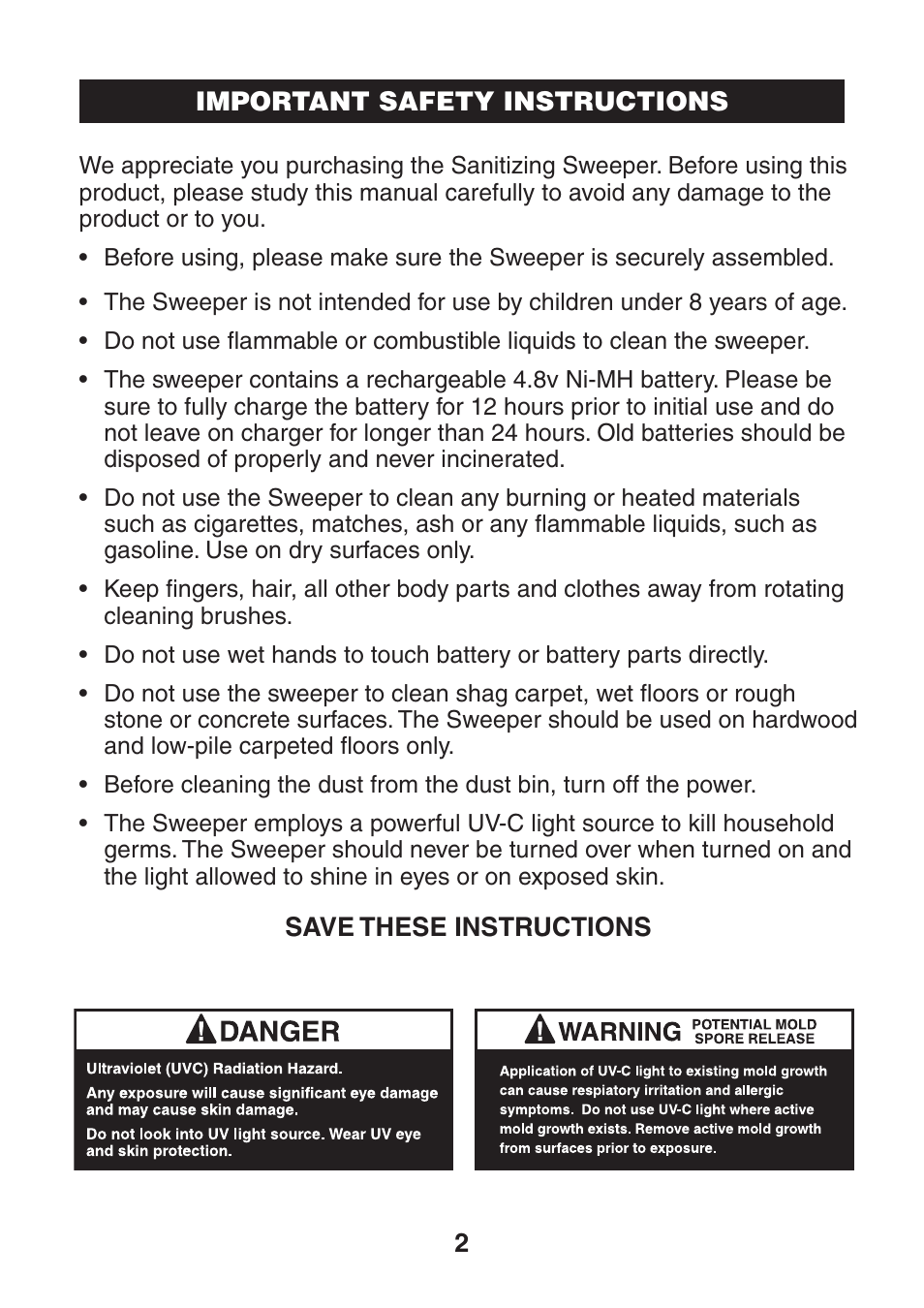 Verilux VH02 User Manual | Page 3 / 8