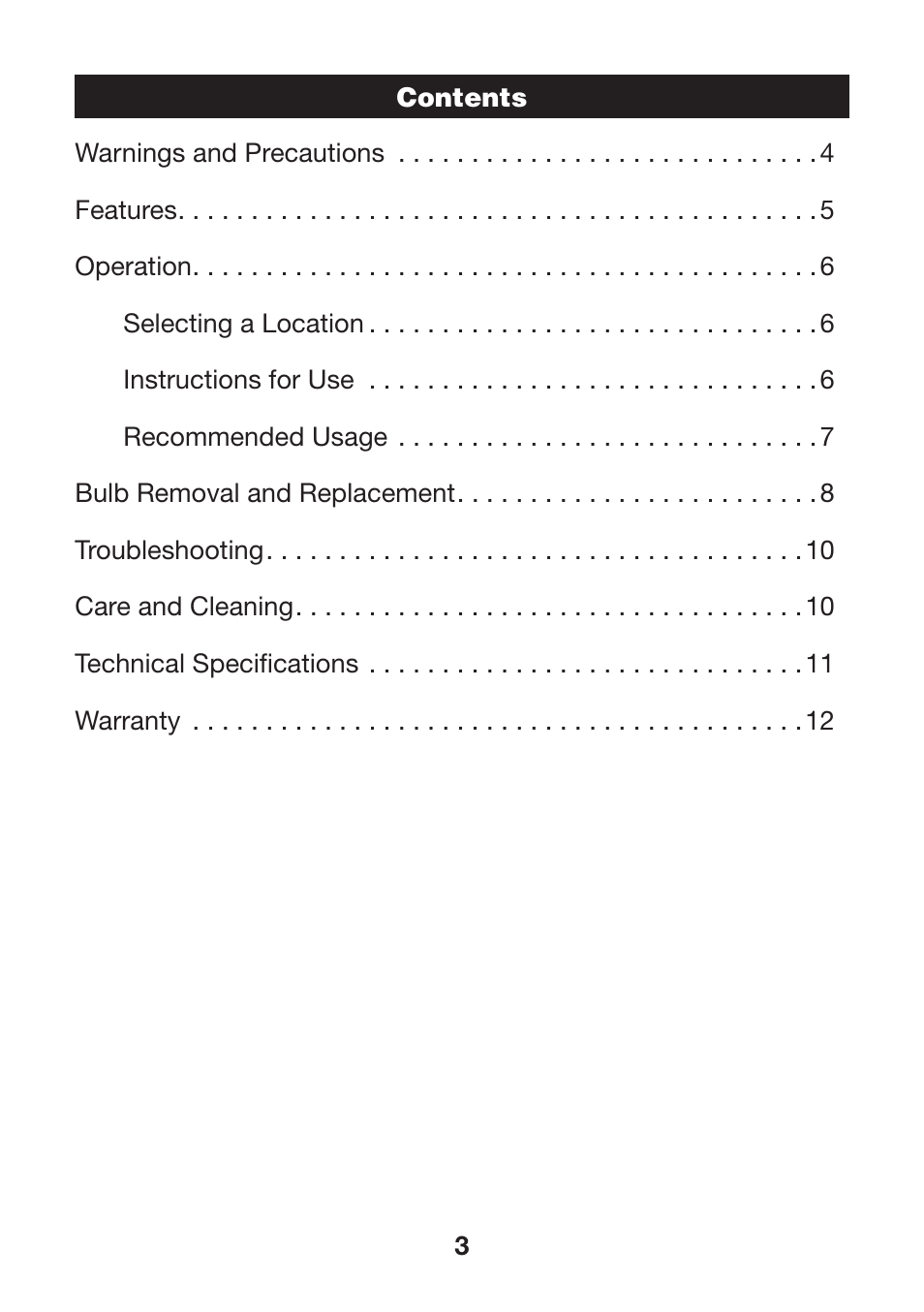 Verilux HAPPYLIGHT VTCP01 User Manual | Page 3 / 12