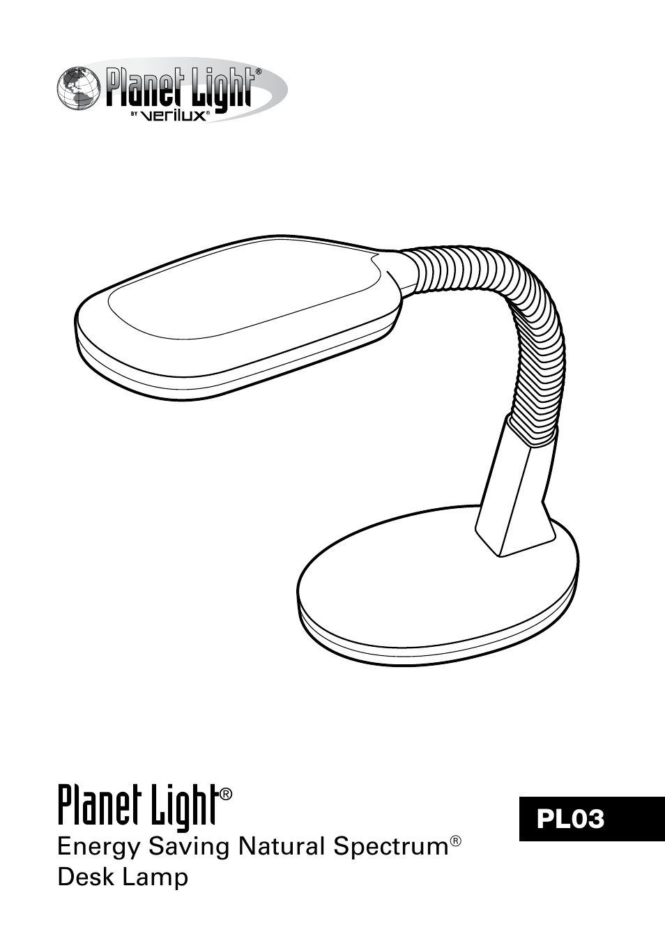 Verilux PLANETLIGHT PL03 User Manual | 11 pages