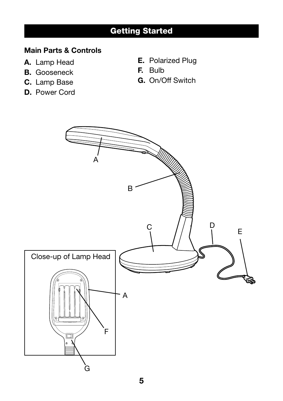 Verilux PLANETLIGHT PL03 User Manual | Page 5 / 11