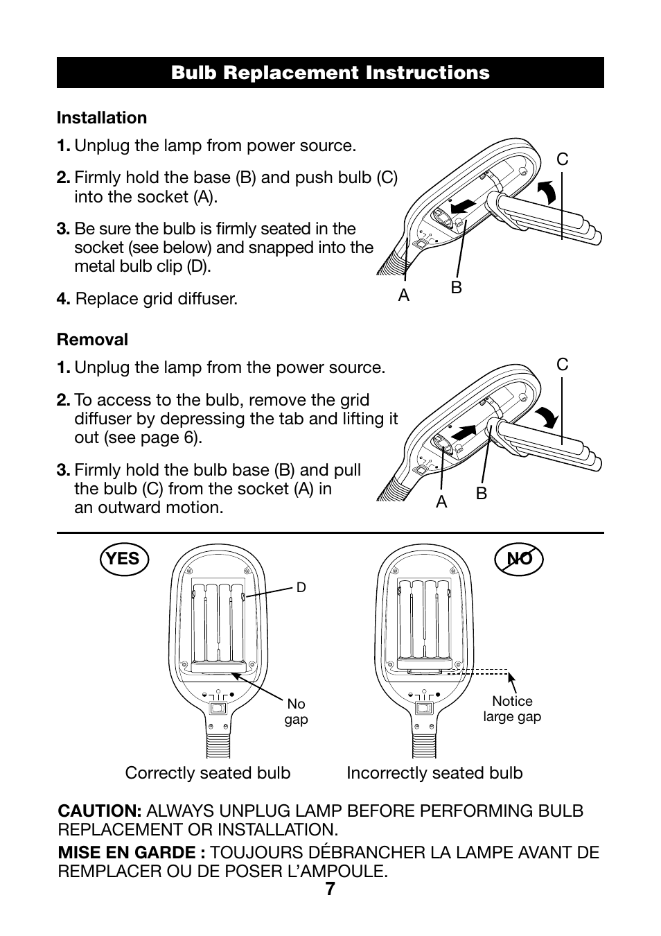 Verilux PLANETLIGHT PL03 User Manual | Page 7 / 11