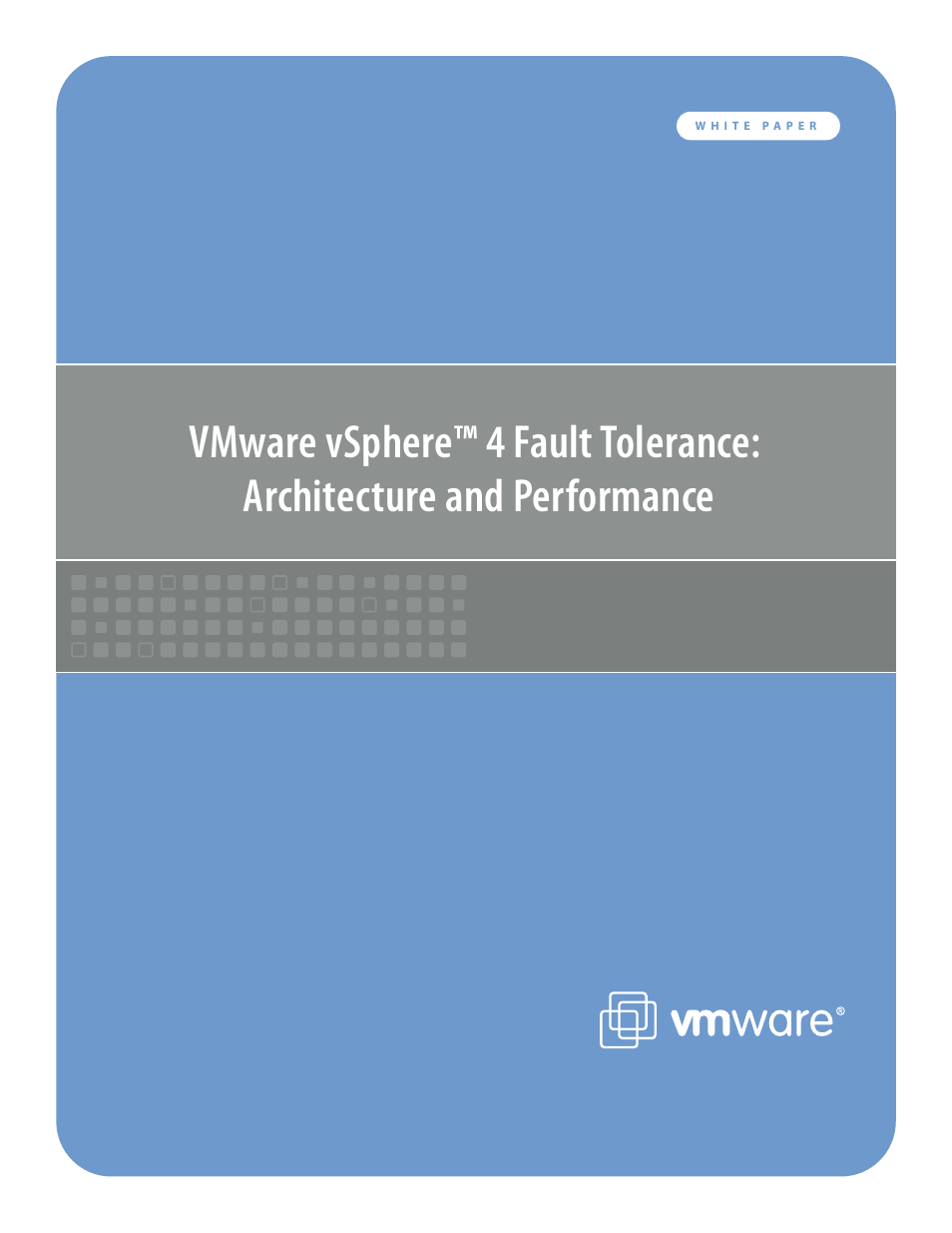 VMware vSphere Fault Tolerance 4 User Manual | 19 pages