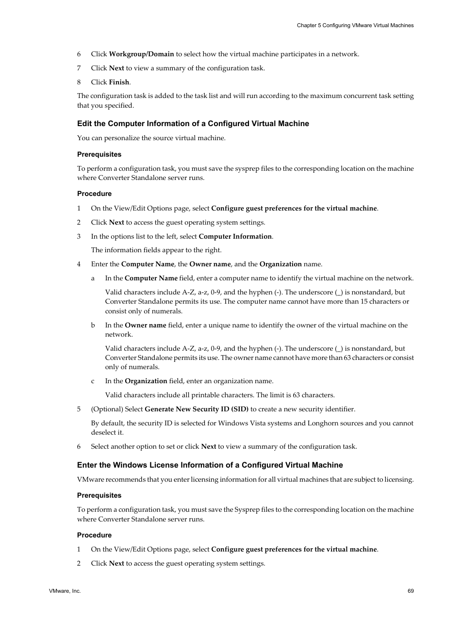 VMware VCENTER CONVERTER EN-000158-02 User Manual | Page 69 / 92