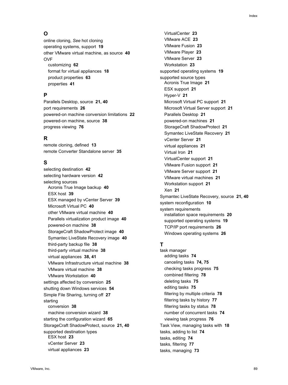 VMware VCENTER CONVERTER EN-000158-02 User Manual | Page 89 / 92