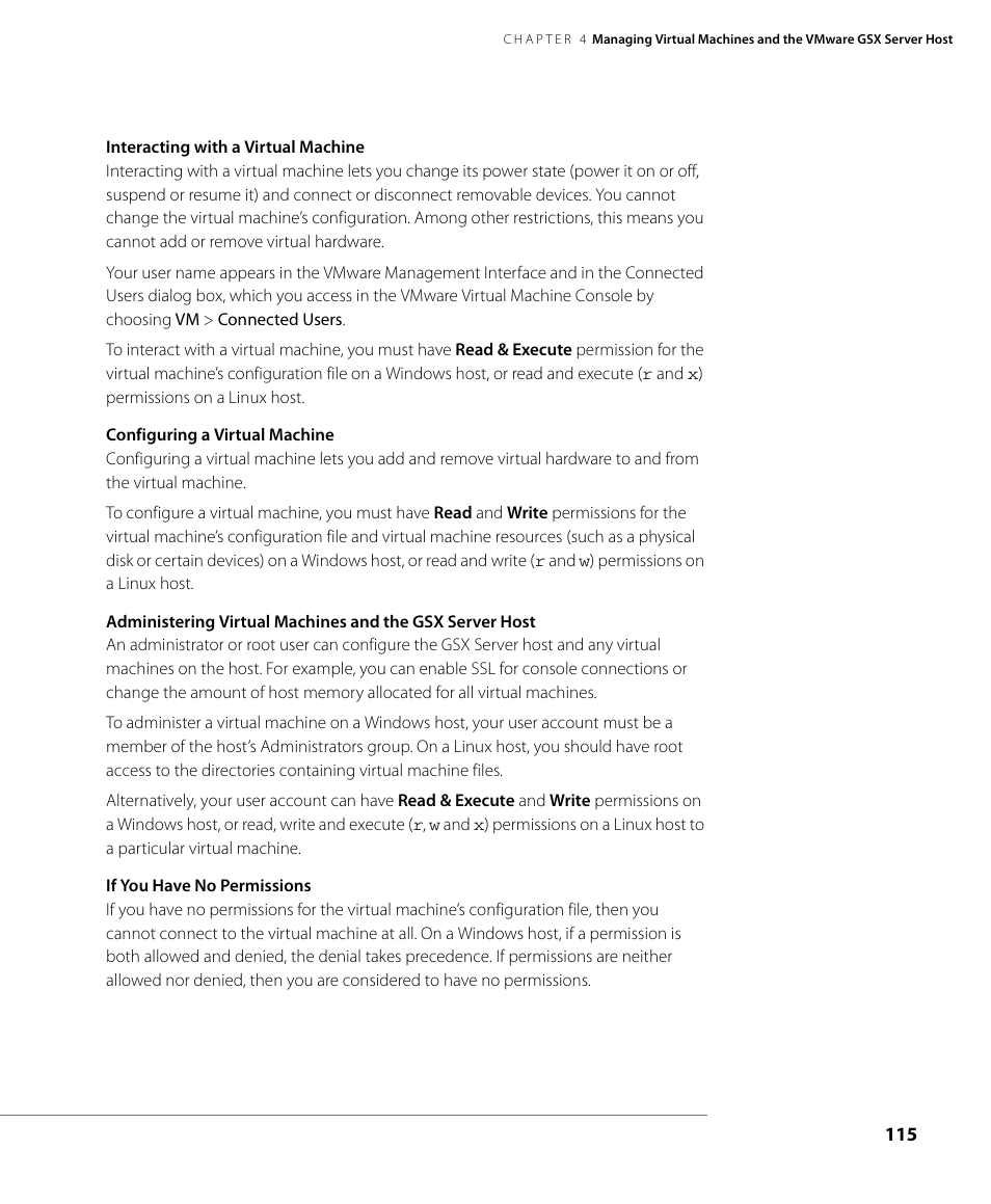 VMware GSX 3 User Manual | Page 115 / 240