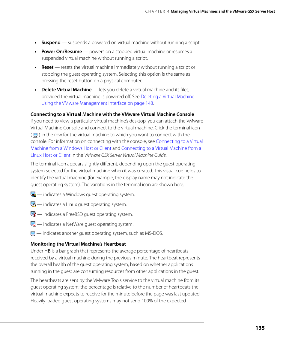 VMware GSX 3 User Manual | Page 135 / 240