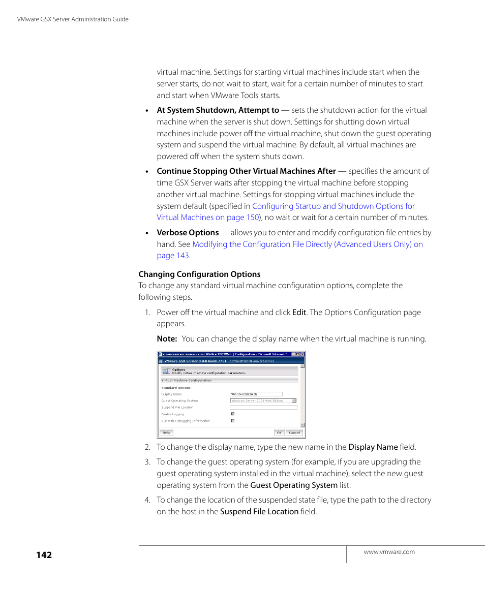 VMware GSX 3 User Manual | Page 142 / 240