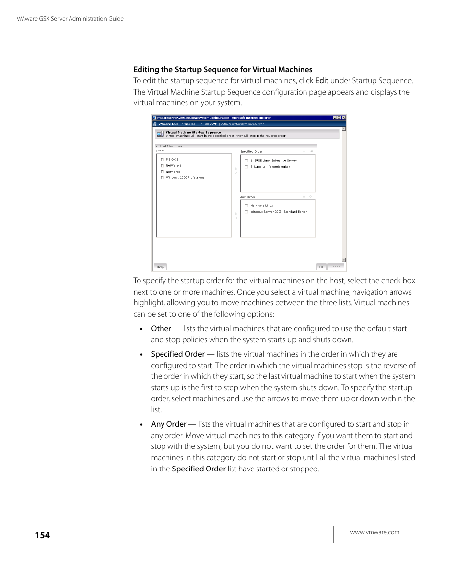 VMware GSX 3 User Manual | Page 154 / 240