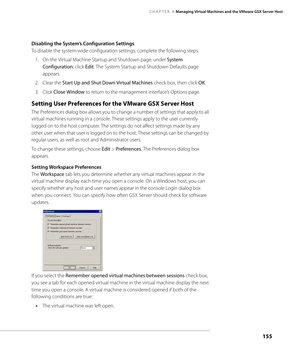 VMware GSX 3 User Manual | Page 155 / 240