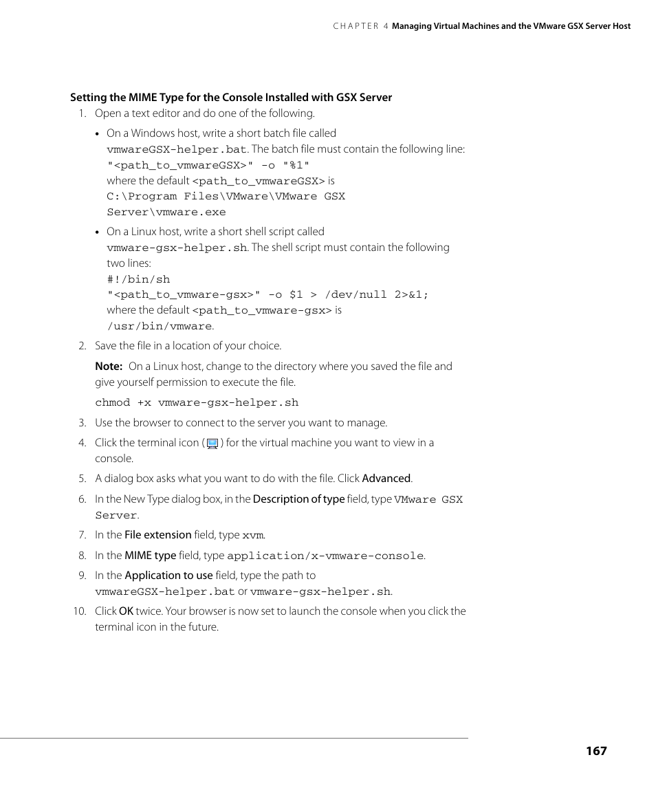 VMware GSX 3 User Manual | Page 167 / 240