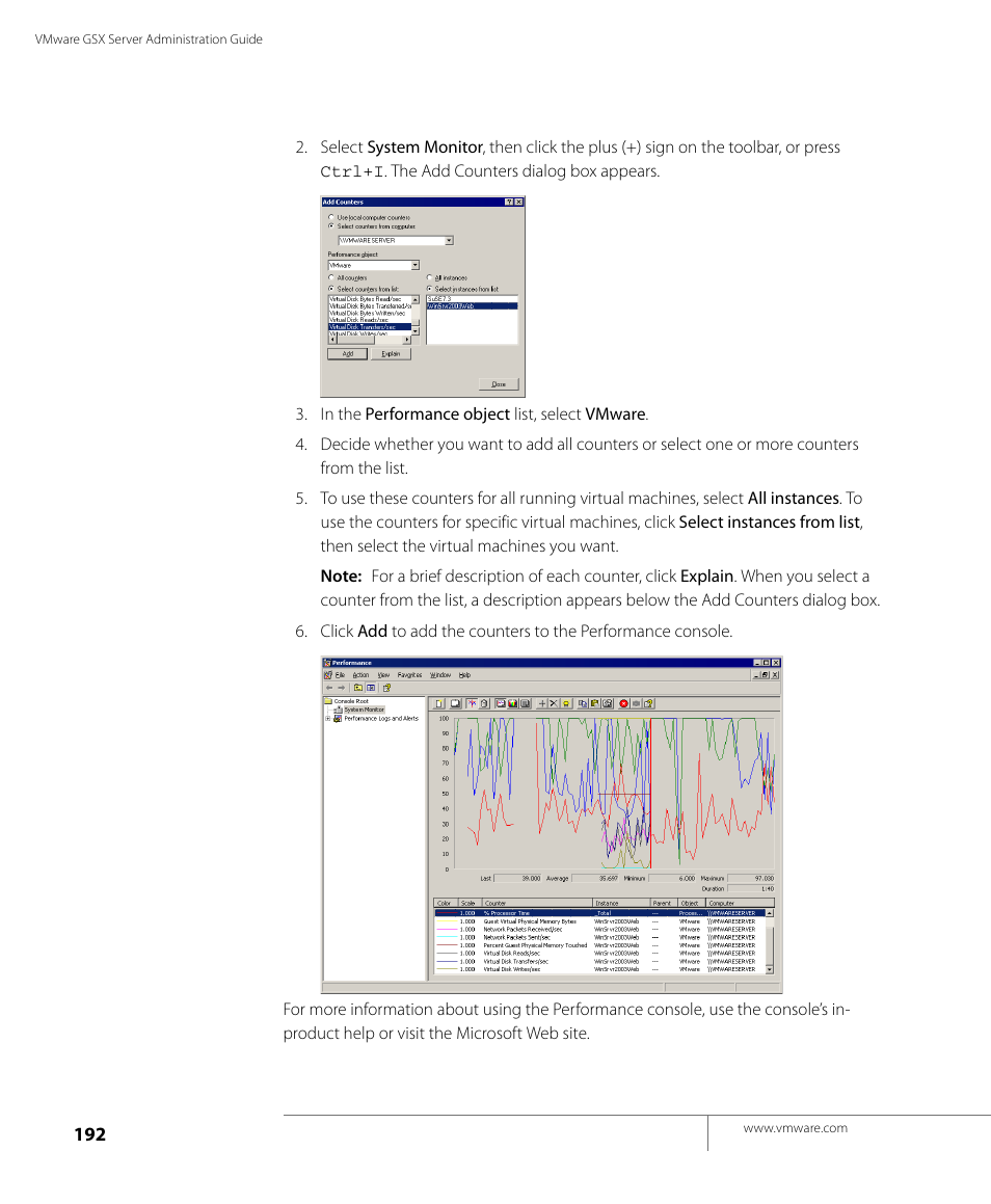 VMware GSX 3 User Manual | Page 192 / 240