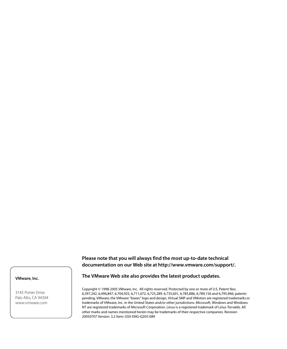 VMware GSX 3 User Manual | Page 2 / 240