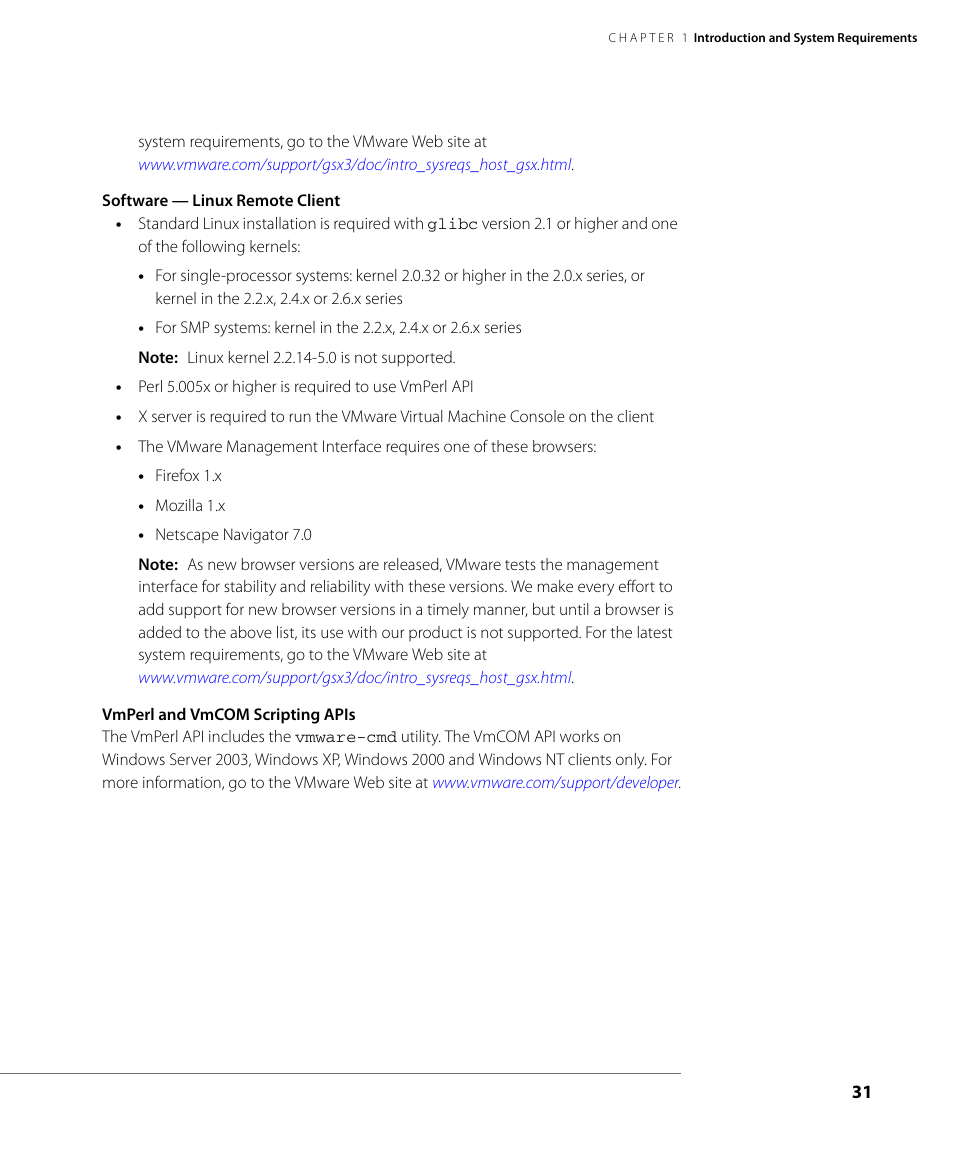 VMware GSX 3 User Manual | Page 31 / 240