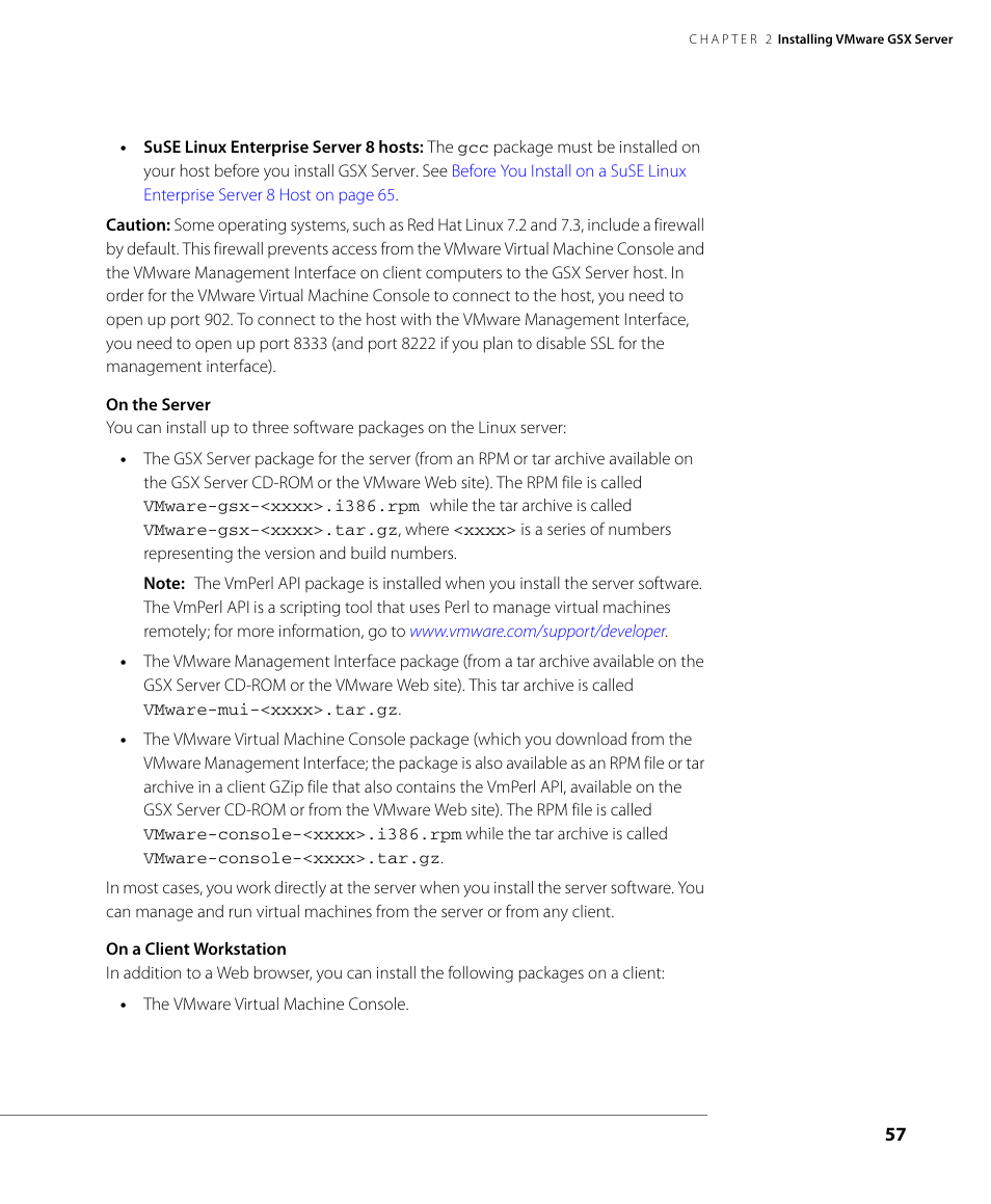 VMware GSX 3 User Manual | Page 57 / 240