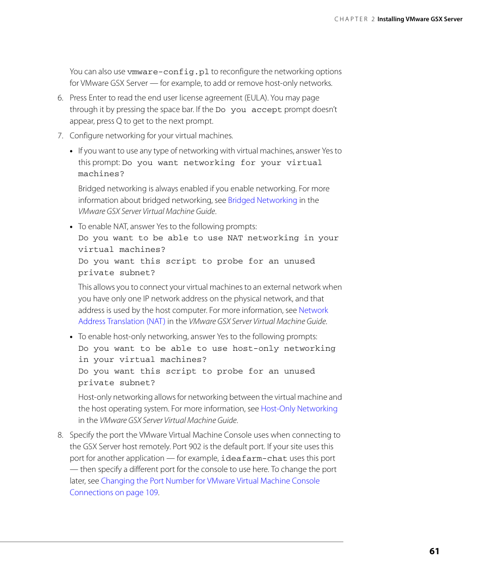 VMware GSX 3 User Manual | Page 61 / 240