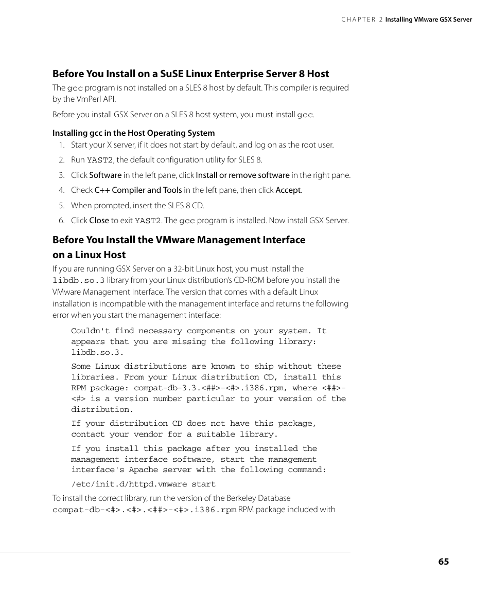 Ion, see | VMware GSX 3 User Manual | Page 65 / 240