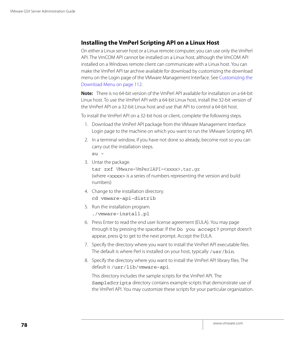 VMware GSX 3 User Manual | Page 78 / 240