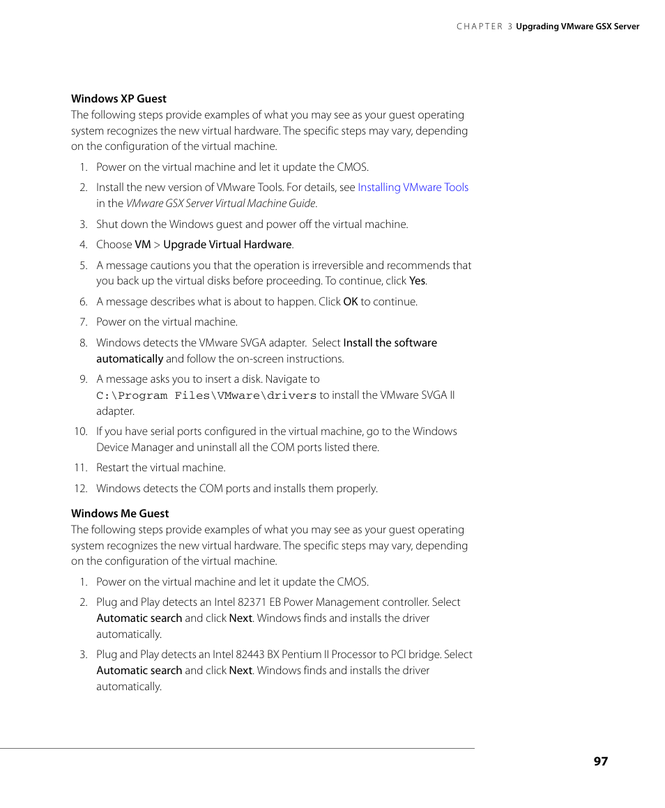 VMware GSX 3 User Manual | Page 97 / 240