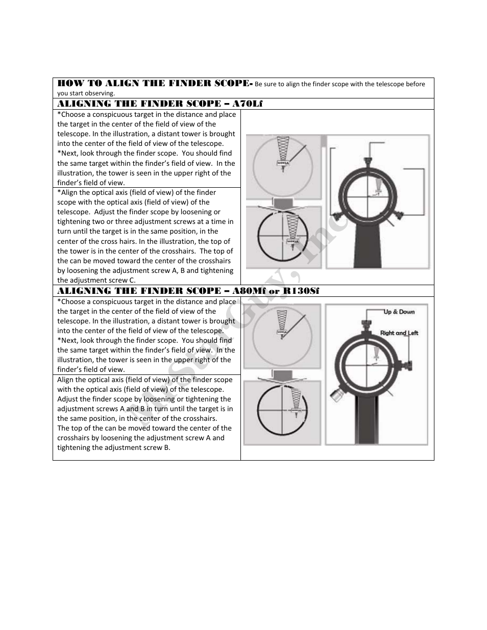 Mrstarguy, inc | Vixen R130Sf User Manual | Page 4 / 6