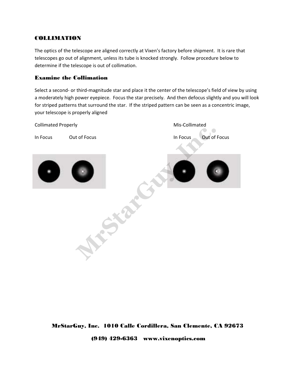 Mrstarguy, inc | Vixen R130Sf User Manual | Page 6 / 6