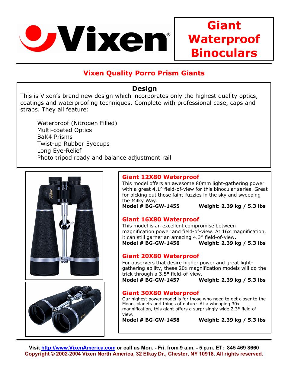 Vixen Giant ARK User Manual | 1 page