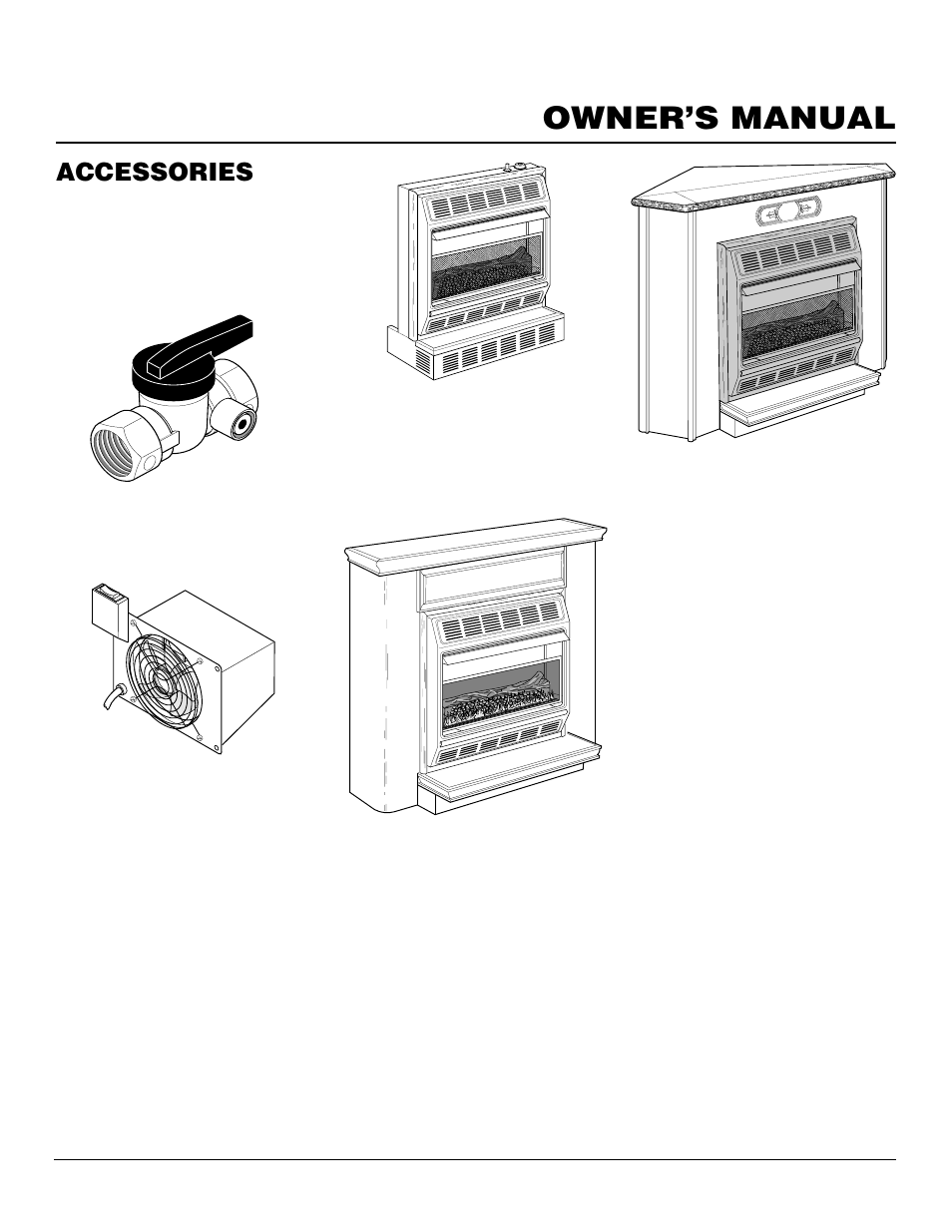 Owner’s manual, Accessories | Vanguard Heating VMH3000TN User Manual | Page 23 / 24