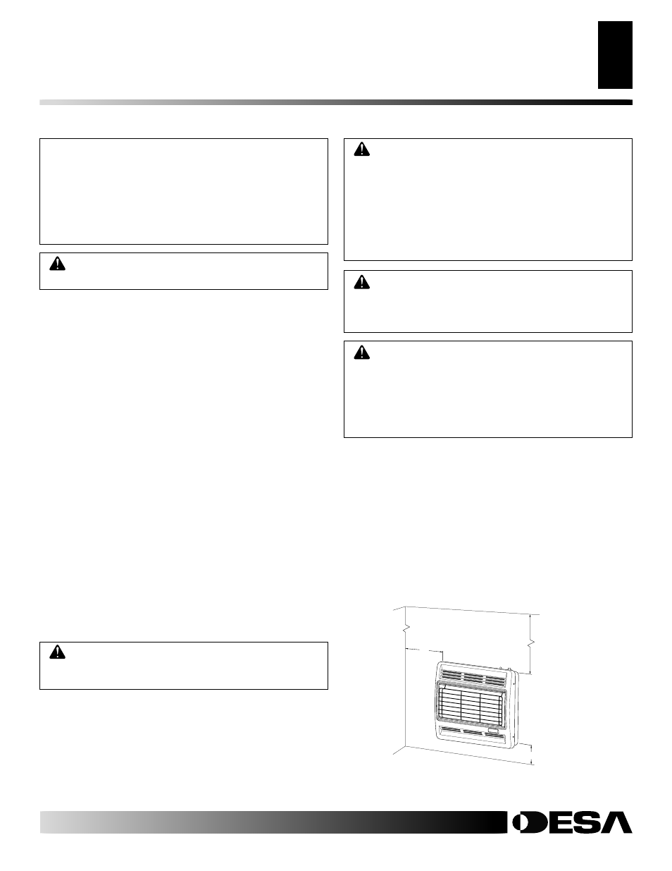 Installation, Check gas type, Installation items | Locating heater | Vanguard Heating VP26 User Manual | Page 7 / 34